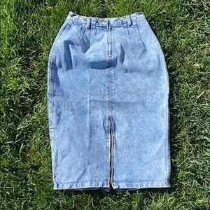 Vintage Zena Jean Skirt